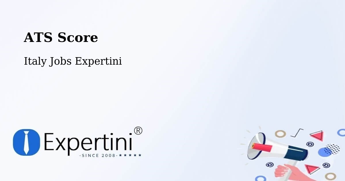 Resume ATS Score & Job Description Match Tool – Andreis - Italy Jobs Expertini