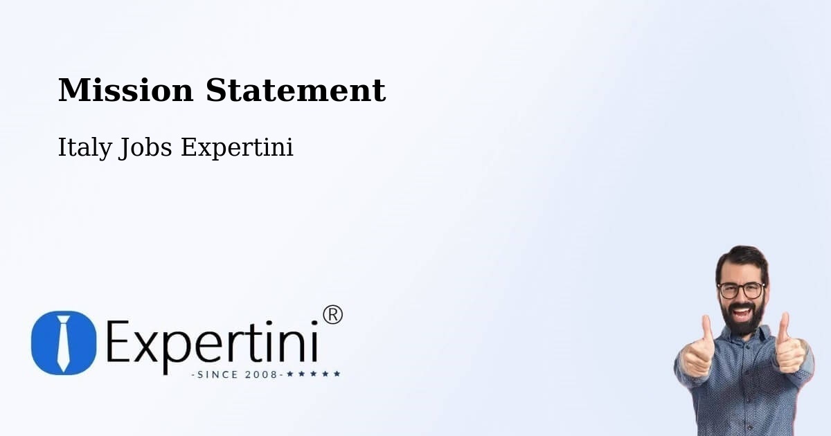 Corporate Mission – Andreis - Italy Jobs Expertini