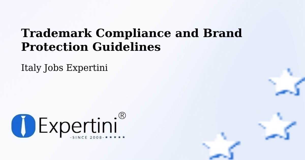 Trademark & Brand Protection Guidelines – Andreis - Italy Jobs Expertini